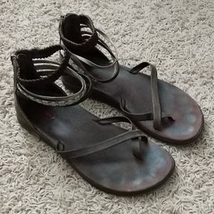 Brown Leather Chaco Sandals